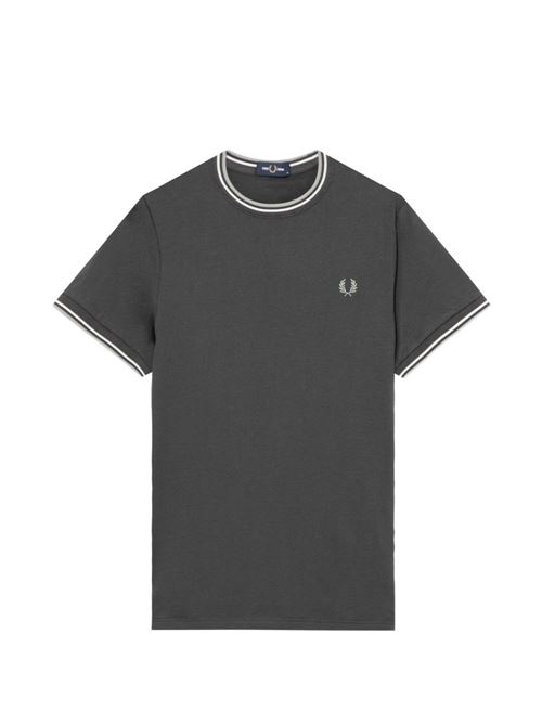 T-shirt uomo manica corta antracite FRED PERRY | M158887A
